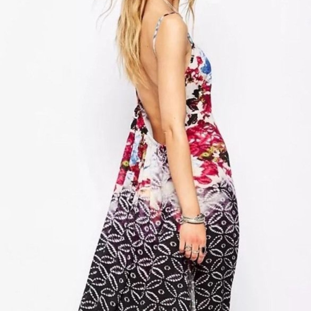 Free People Bohemian Slip Maxi Long Dress